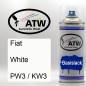 Preview: Fiat, White, PW3 / KW3: 400ml Sprühdose, von ATW Autoteile West.